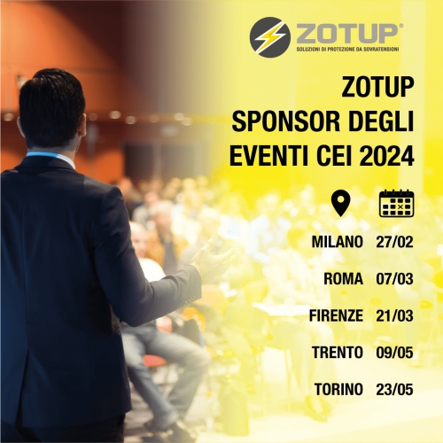ZOTUP: Official Sponsor of the CEI 2024 Conferences for Continuous Education in the Electrical Sector